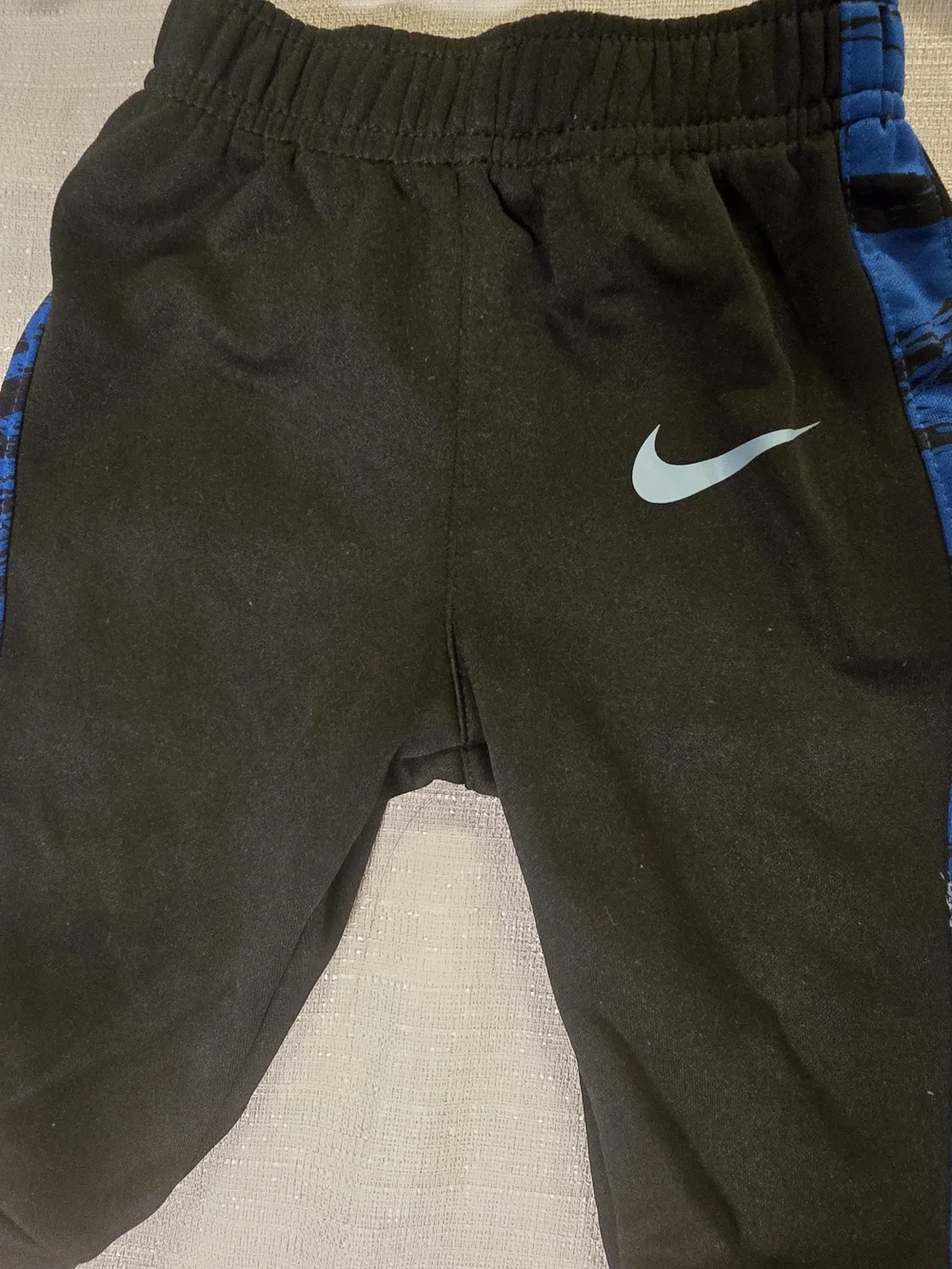 Nike Baby Dri-FIT Hooded Tracksuit Set Blue Black 6-9M 70-75cm